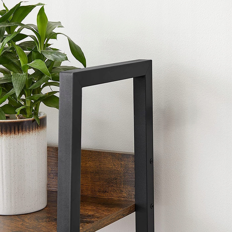 Regal im Industrie-Stil mit Metallrahmen – 170x33,8x30 cm, modernes Design