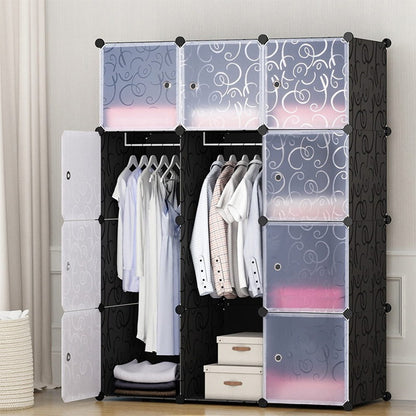 Faltbarer modularer Schrank 146×110×36 cm – Kompakt und strapazierfähig