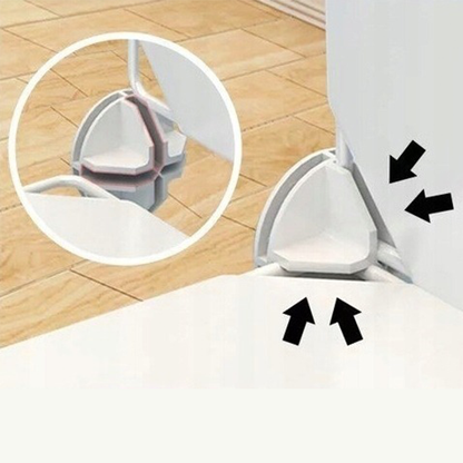 Großer modularer Schrank mit wasserfesten Regalböden – 183×183×47 cm im minimalistischen Stil