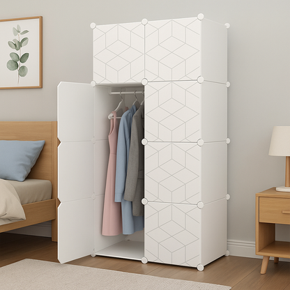 Modularer Schrank 147x75x47 cm – geräumig, robust und leicht zu montieren