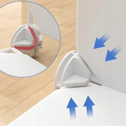 Modularer Schrank 147x75x47 cm – geräumig, robust und leicht zu montieren