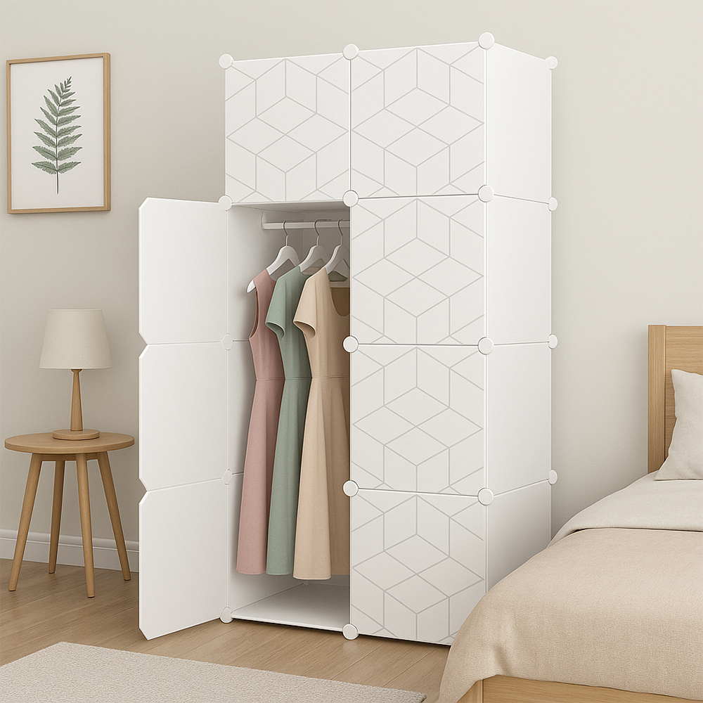 Modularer Schrank 147x75x47 cm – geräumig, robust und leicht zu montieren