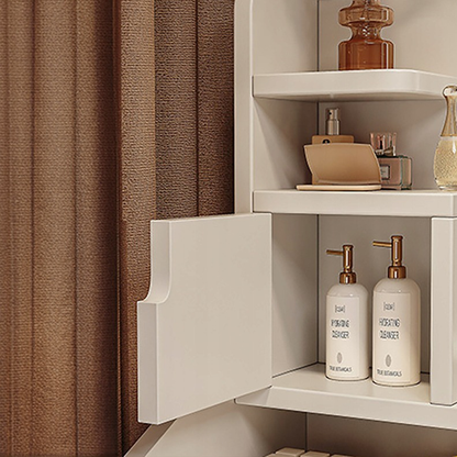 Weißer Schminktisch mit Spiegel, 70x40x130 cm – Elegante und praktische Lösung für Schlafzimmer oder Badezimmer