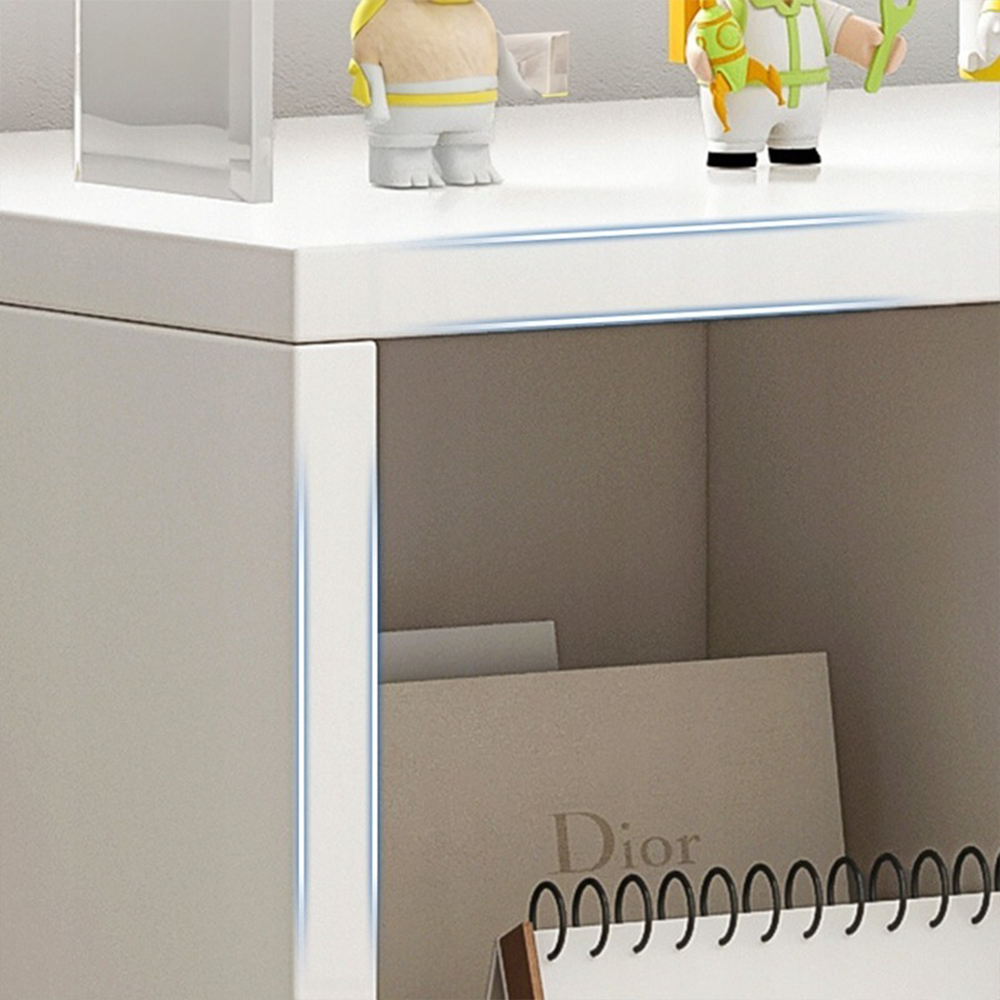 Weißes Regal mit 6 Fächern – 90x30x60 cm, modernes Design