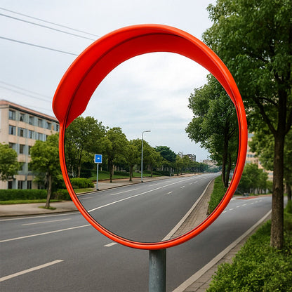 Verkehrsspiegel, 45 cm – Erhöhte Sichtbarkeit an Kreuzungen und Kurven
