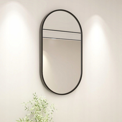 Dekorativer Spiegel 75 x 40 cm – einfache Montage, modernes Design für Bad, Flur oder Schlafzimmer