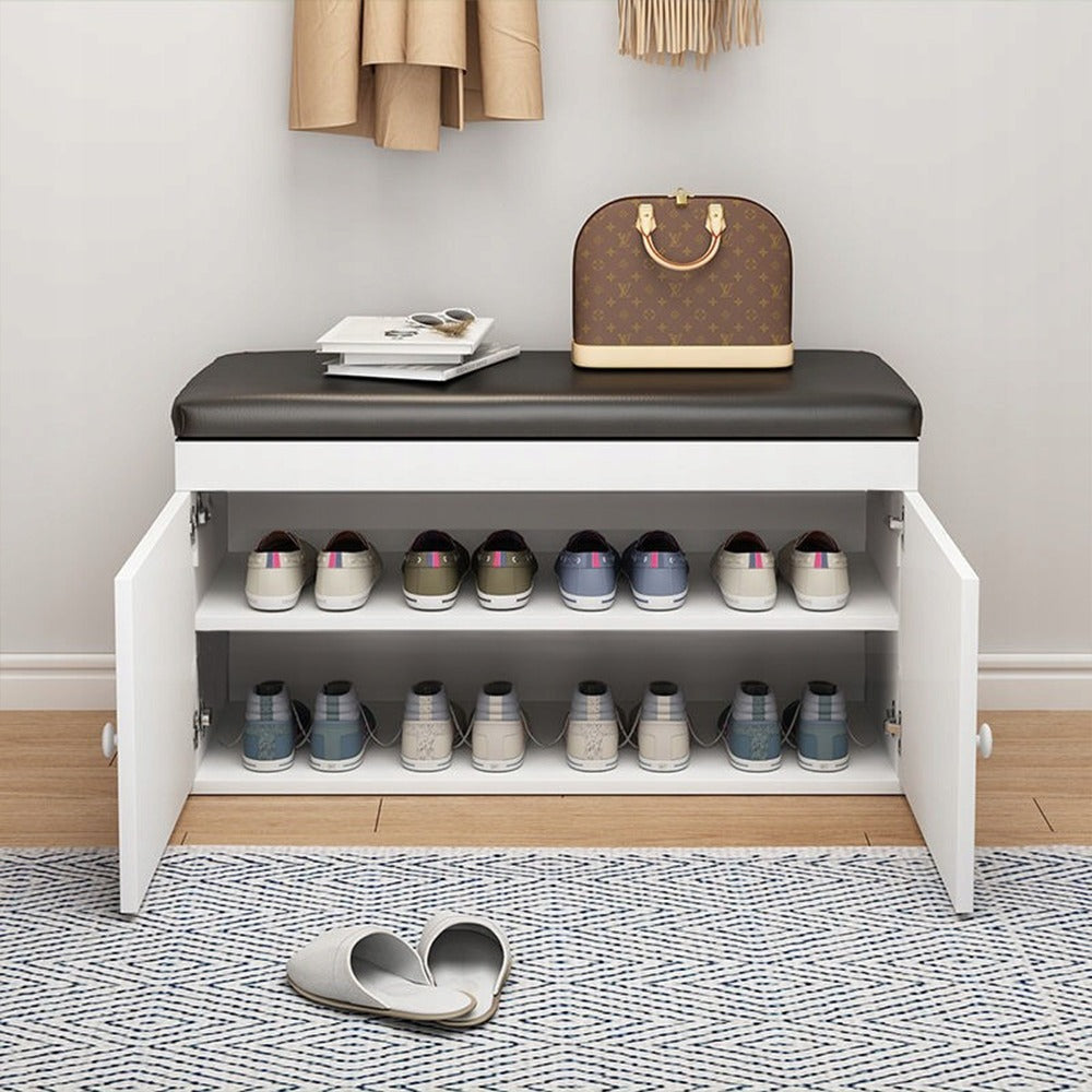 Schuhbank mit Stauraum 60x32x35 cm – Praktisch, kompakt und modern