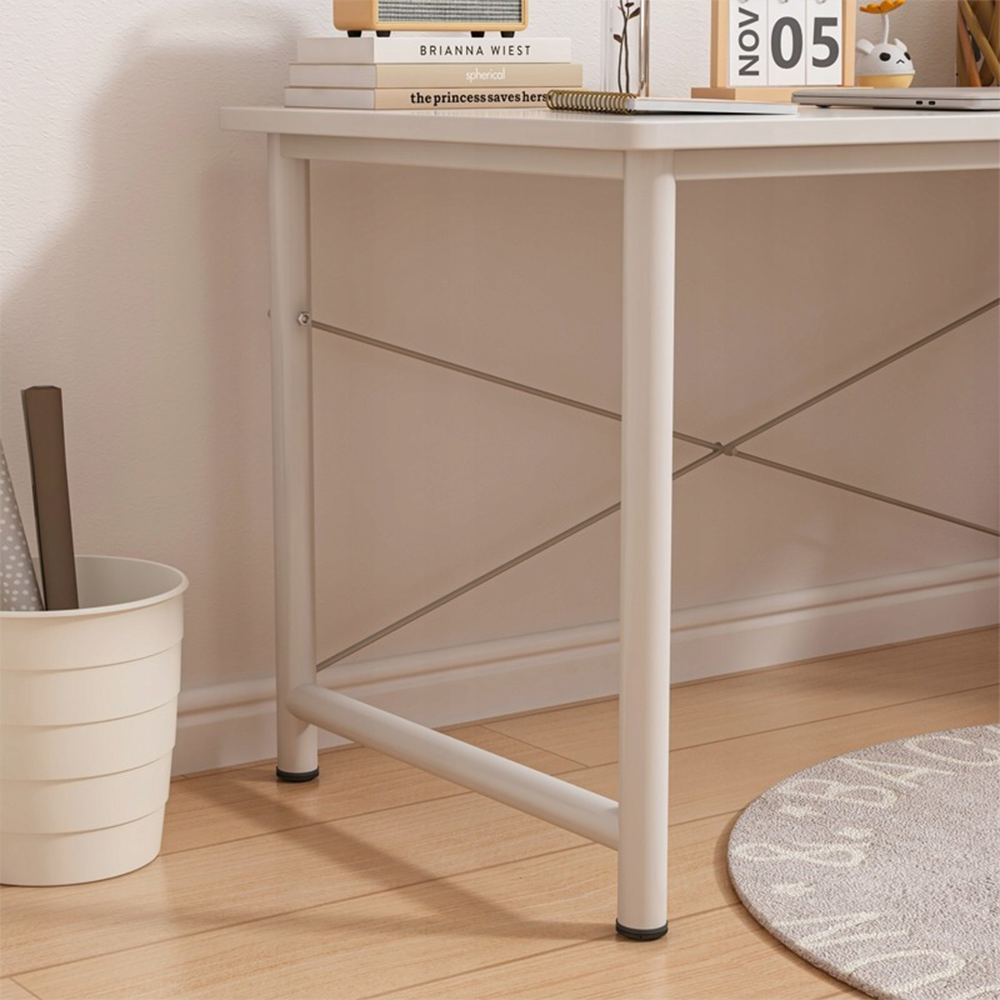 Moderner Schreibtisch in Weiß im Loft-Stil – 100x75x50 cm