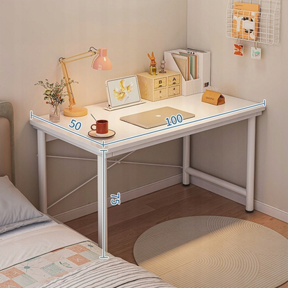 Moderner Schreibtisch in Weiß im Loft-Stil – 100x75x50 cm