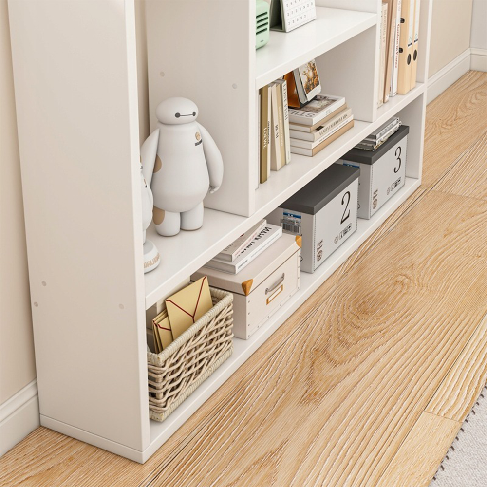 Weißes Regal 100x60x16 cm – Modernes Design, ideal für Bücher und Dekorationen