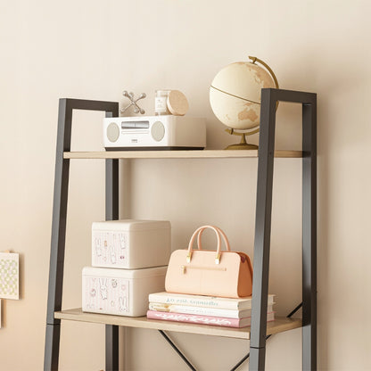 Offenes Regal im rustikalen Loft-Stil, dunkelbraun – 60x147x31 cm