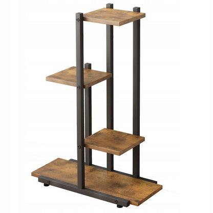 Loft-Pflanzenständer im rustikalen Stil – Pflanzregal für Blumentöpfe