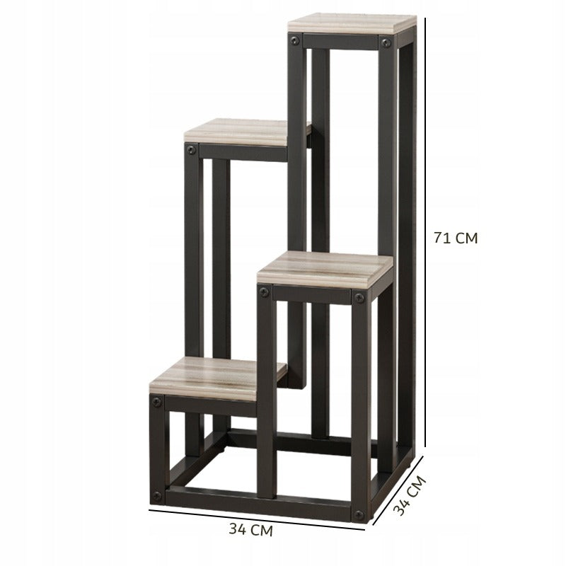 Pflanzenregal aus Metall – 4 Ebenen, modern & loft Stil