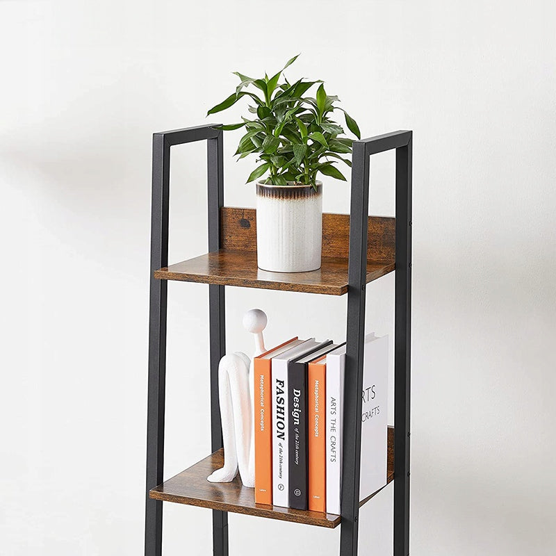 Regal im Industrie-Stil mit Metallrahmen – 170x33,8x30 cm, modernes Design