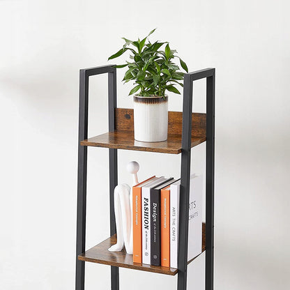 Regal im Industrie-Stil mit Metallrahmen – 170x33,8x30 cm, modernes Design