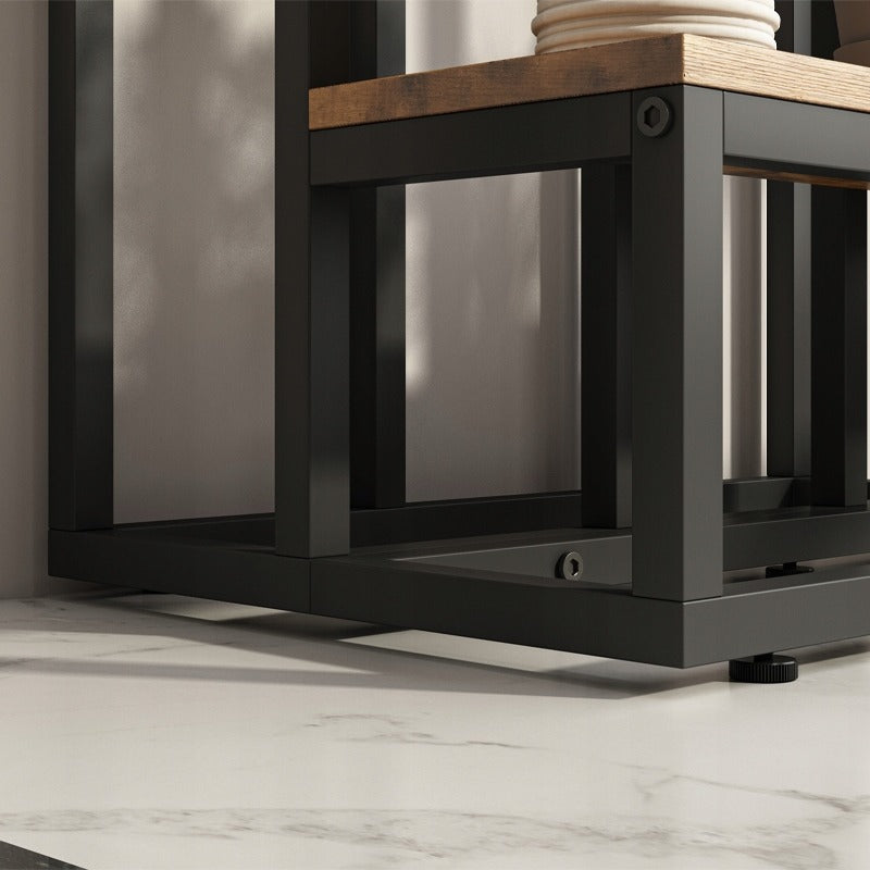 Rustikales Pflanzenregal – 67 cm hoch, im Loft-/Industrie-Stil