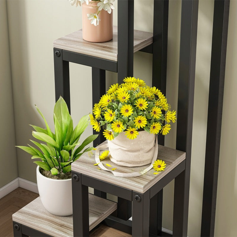 Pflanzenregal aus Metall – 4 Ebenen, modern & loft Stil