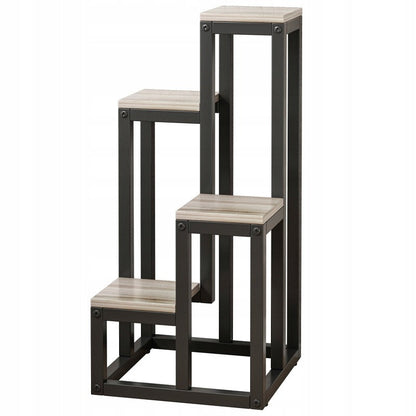 Pflanzenregal aus Metall – 4 Ebenen, modern & loft Stil