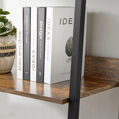 Regal im Industrie-Stil mit Metallrahmen – 170x33,8x30 cm, modernes Design